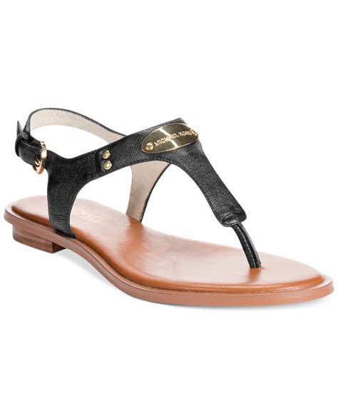 michael kors plate sandals luggage|michael kors sandals price.